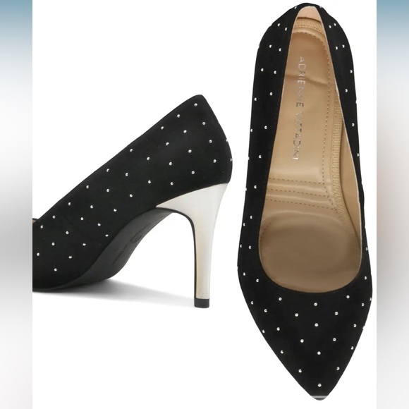 NIB Adrienne Vittadini Naji Studded Pump - Picture 13 of 14